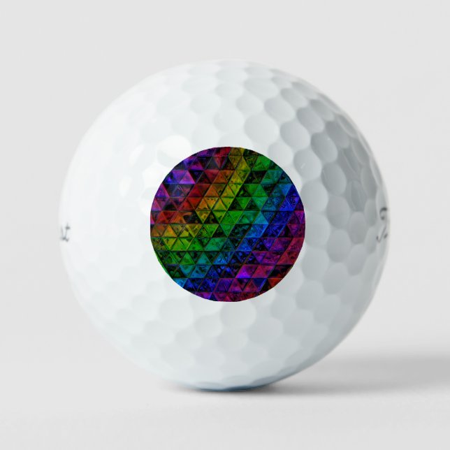 Pride Glass  Golf Balls (Front)
