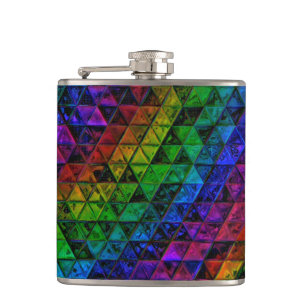 Pride Glass Hip Flask