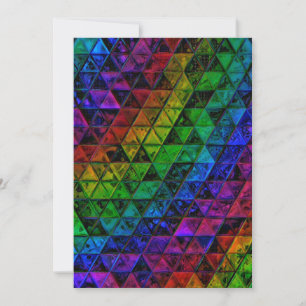 Pride Glass Holiday Card