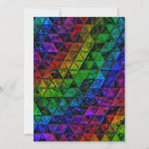 Pride Glass Holiday Card