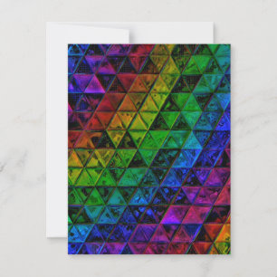 Pride Glass Holiday Card