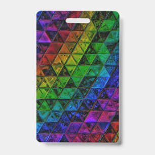 Pride Glass  ID Badge