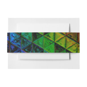 Pride Glass Invitation Belly Band
