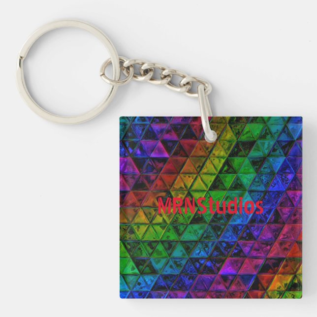 Pride Glass  Key Ring (Front)