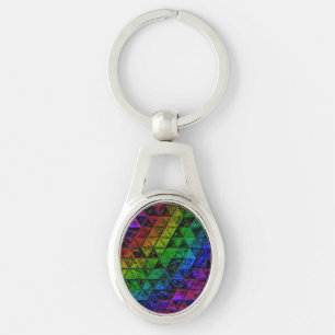Pride Glass  Key Ring