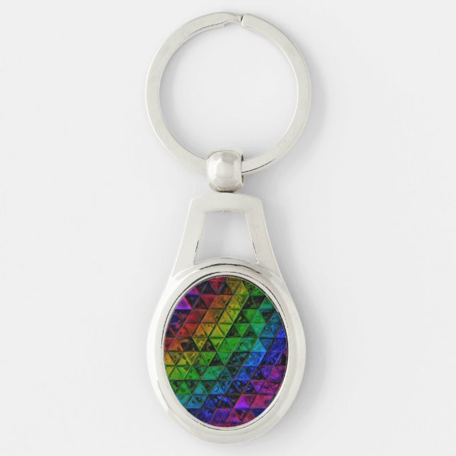 Pride Glass  Key Ring (Front)