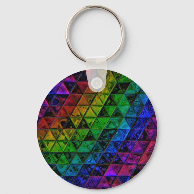 Pride Glass  Key Ring (Front)