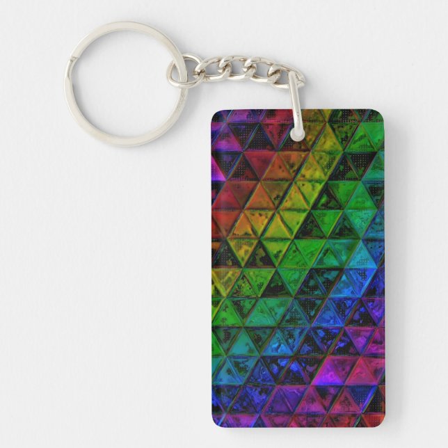 Pride Glass  Key Ring (Front)