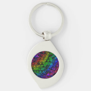 Pride Glass  Key Ring