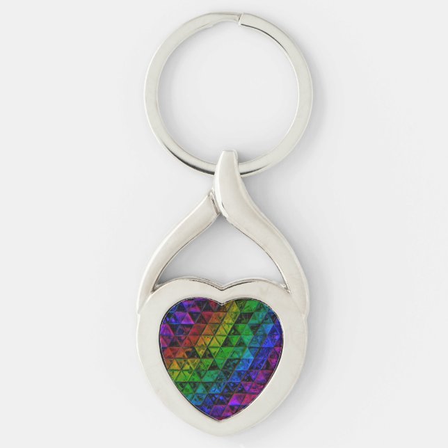 Pride Glass  Key Ring (Front)