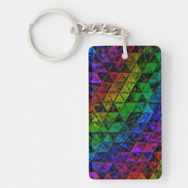 Pride Glass  Key Ring (Front)