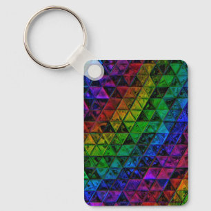 Pride Glass  Key Ring