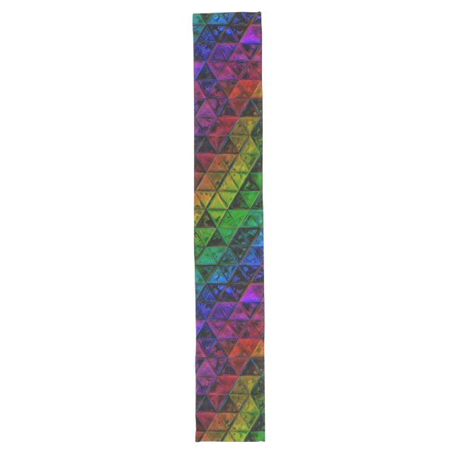 Pride Glass  Long Table Runner (Front)