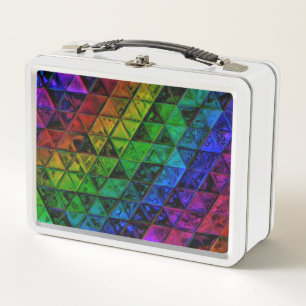 Pride Glass Metal Lunch Box