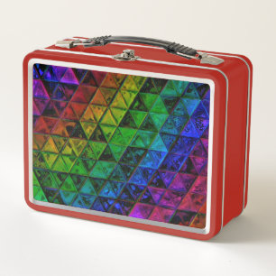 Pride Glass Metal Lunch Box