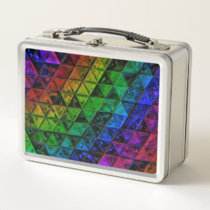 Pride Glass  Metal Lunch Box