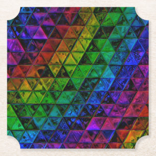 Pride Glass Paper Coaster
