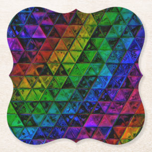 Pride Glass  Paper Coaster