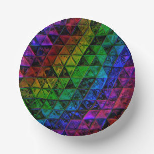 Pride Glass Paper Plate