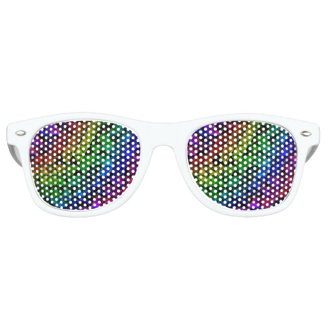 Pride Glass  Retro Sunglasses (Front)