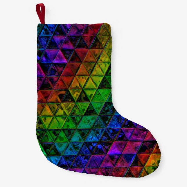 Pride Glass  Small Christmas Stocking (Front)
