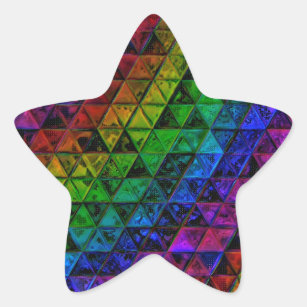 Pride Glass  Star Sticker