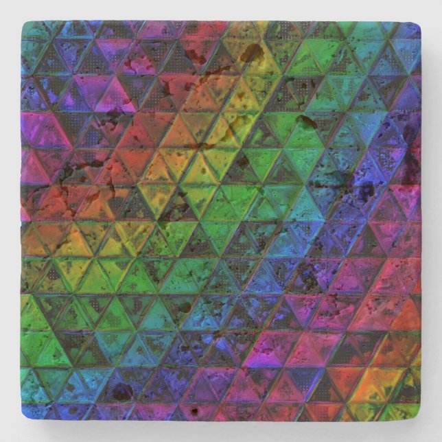 Pride Glass  Stone Coaster (Front)