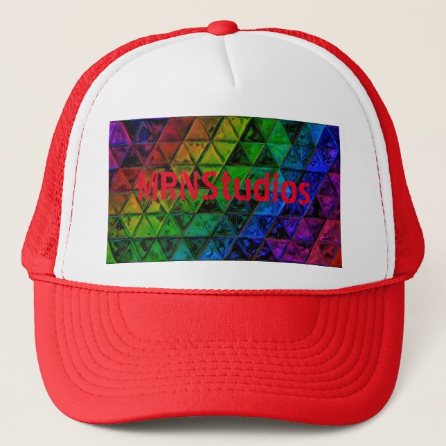 Pride Glass  Trucker Hat (Front)