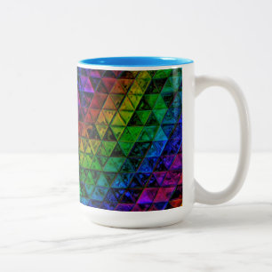 Pride Glass Two-Tone Coffee Mug