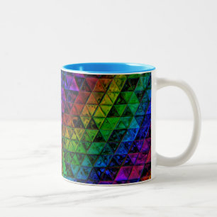 Pride Glass Two-Tone Coffee Mug