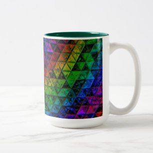 Pride Glass Two-Tone Coffee Mug