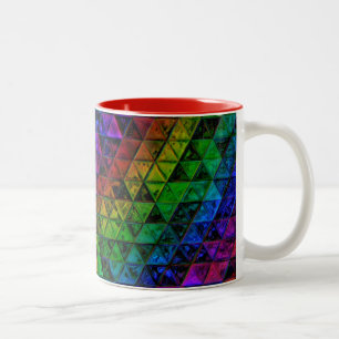 Pride Glass Two-Tone Coffee Mug