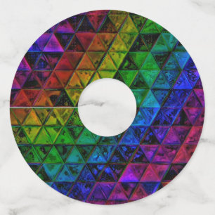 Pride Glass Wine Glass Tag