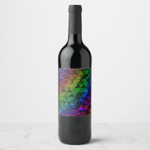 Pride Glass  Wine Label