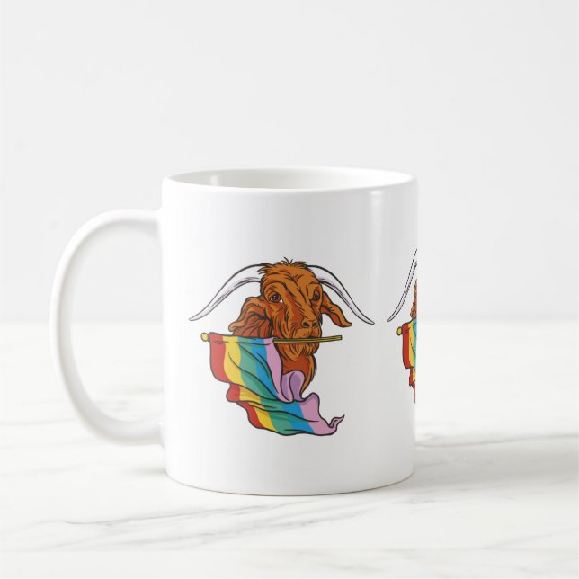 Pride Goat Coffee Mug (Left)