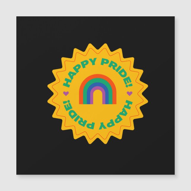 Pride. Happy pride. Gay love. rainbow colour    (Front)