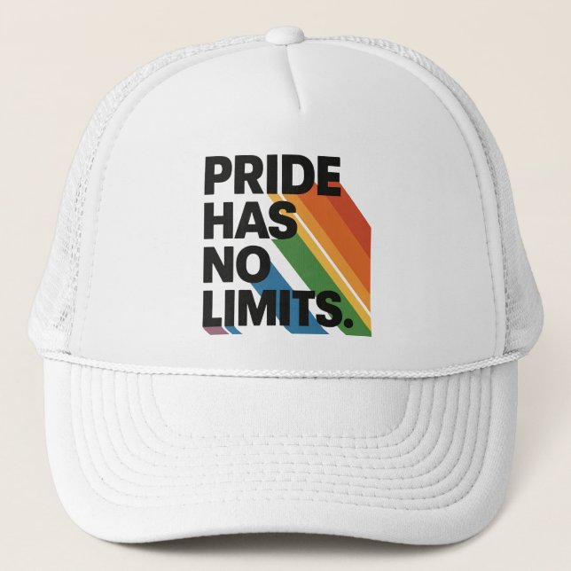 Pride Has No Limits | Disability Pride Month  Trucker Hat (Front)