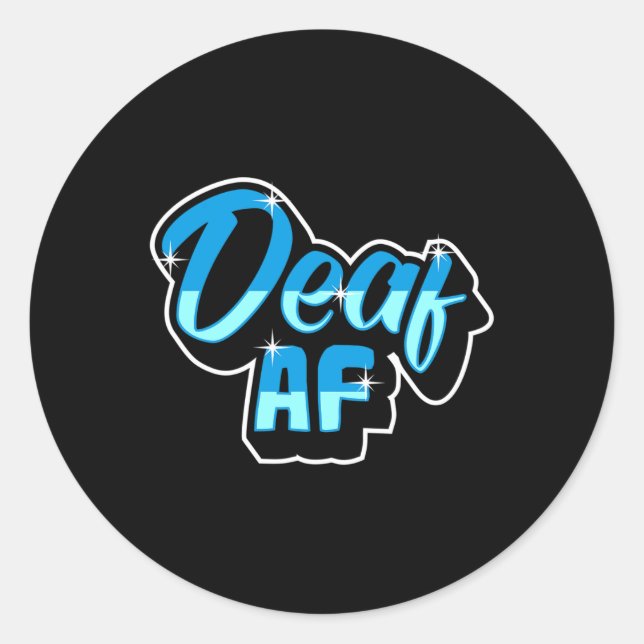 Pride Hearing Loss Awareness Deaf Awareness 3  Classic Round Sticker (Front)