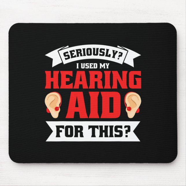 Pride Hearing Loss Awareness Deaf Awareness 5  Mouse Pad (Front)
