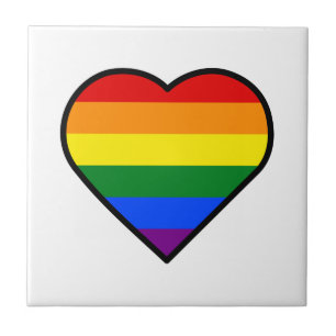 PRIDE HEART CERAMIC TILE