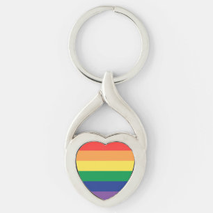 Pride Heart  Key Ring