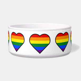 PRIDE HEART Pet Bowls