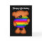 Pride Heart Teddy Bear Happy Birthday