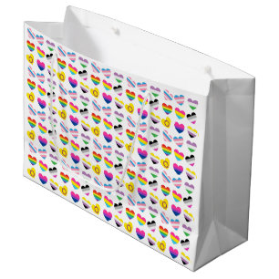Pride Hearts Gift Bags