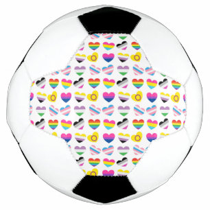 Pride Hearts Soccer Ball