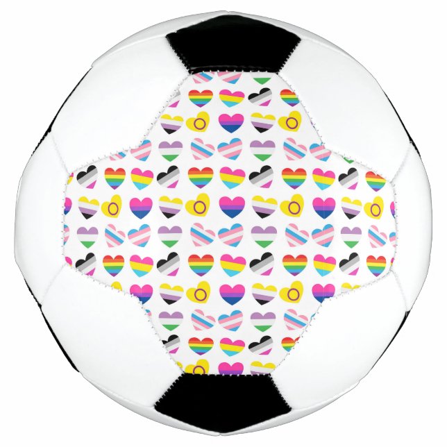 Pride Hearts Soccer Ball (Front)