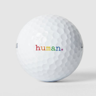 Pride Human LGBT Rainbow LGBTQ Equality Golf Balls