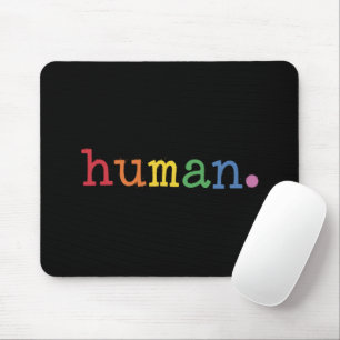 Pride Human LGBT Rainbow LGBTQ Equality Mouse Pad