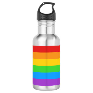 Pride Hydrate: Rainbow Flag 532 Ml Water Bottle