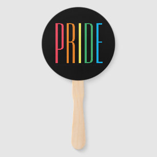 PRIDE II Round Hand Fans